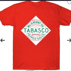 Tabasco Red Short Sleeve Tee Iconic Logo